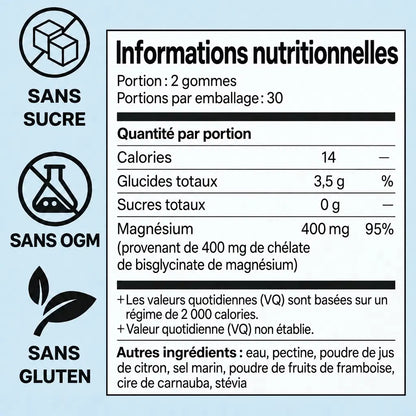 Vitanova Bonbons gélifiés au bisglycinate de magnésium