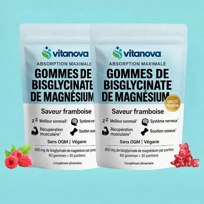 Vitanova Bonbons gélifiés au bisglycinate de magnésium